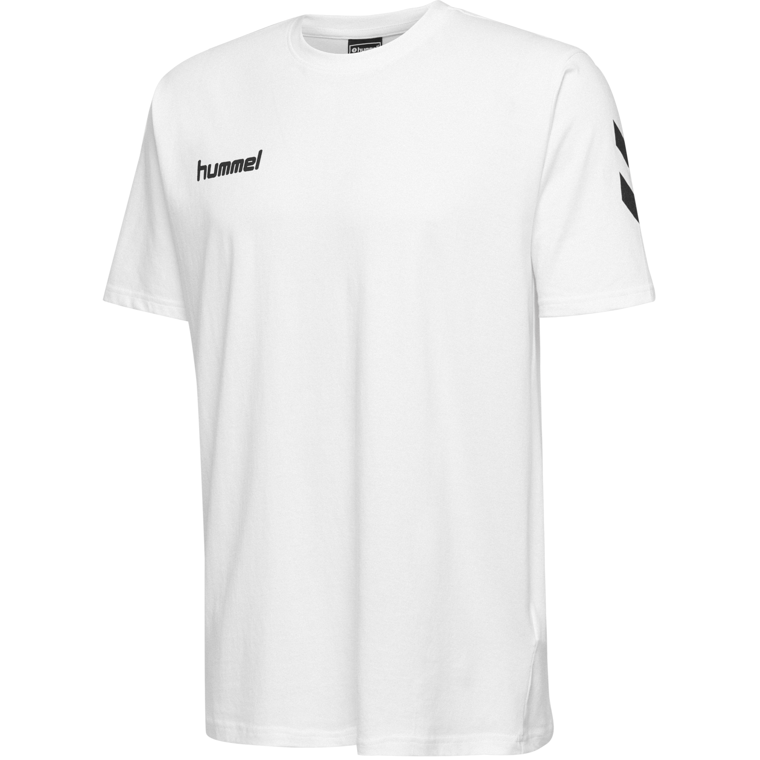 HMLGO COTTON T-SHIRT S/S, WHITE, packshot