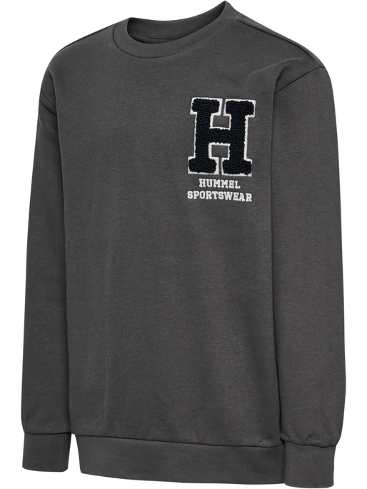 hmlALLTON SWEATSHIRT, FORGED IRON, packshot