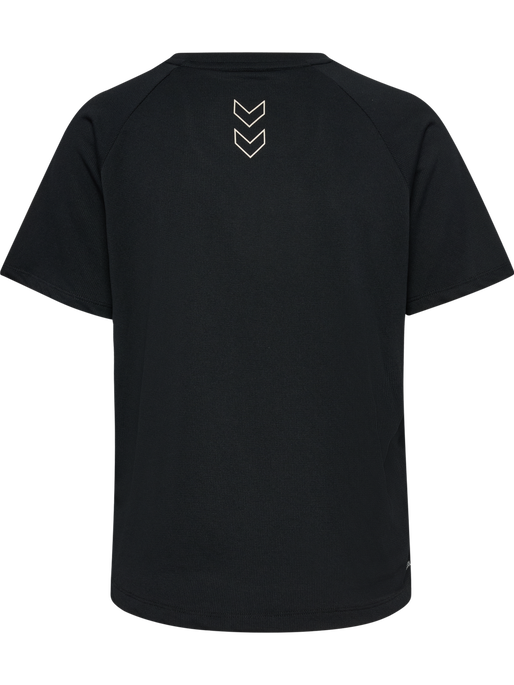 hmlCOURT LIGHT WEIGHT T-SHIRT W, LIGHT GREY/BLACK hmlCOURT LIGHT WEIGHT T-SHIRT W, LIGHT GREY/BLACK, packshot
