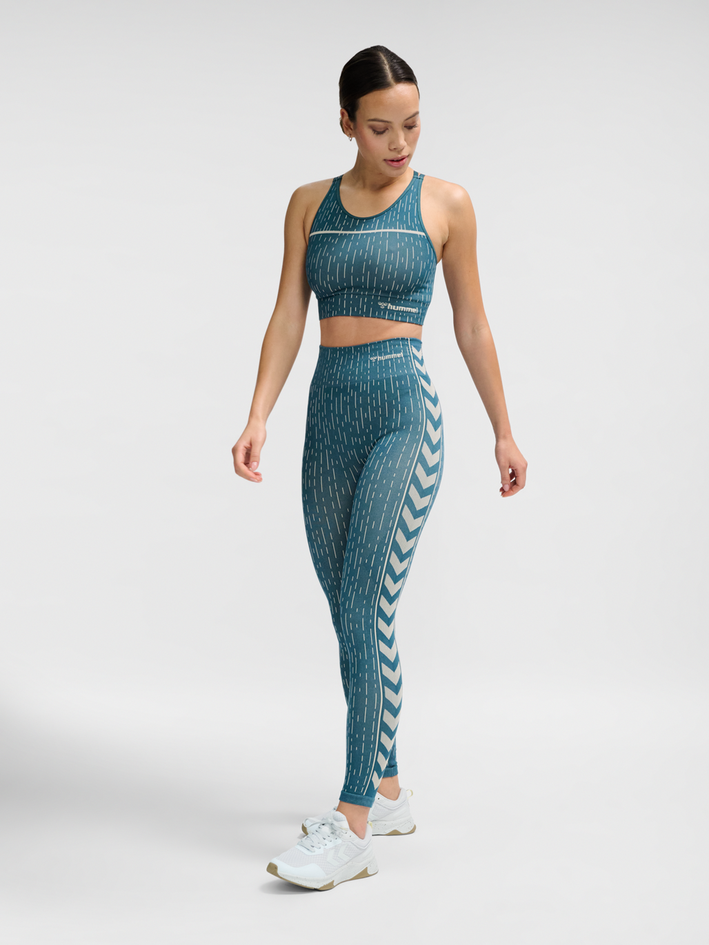 Silver lining seamless sports bra top