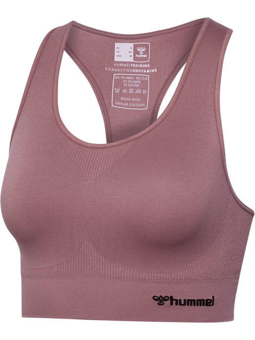 hmlTIF SEAMLESS SPORTS TOP, ROSE TAUPE hmlTIF SEAMLESS SPORTS TOP, ROSE TAUPE, packshot