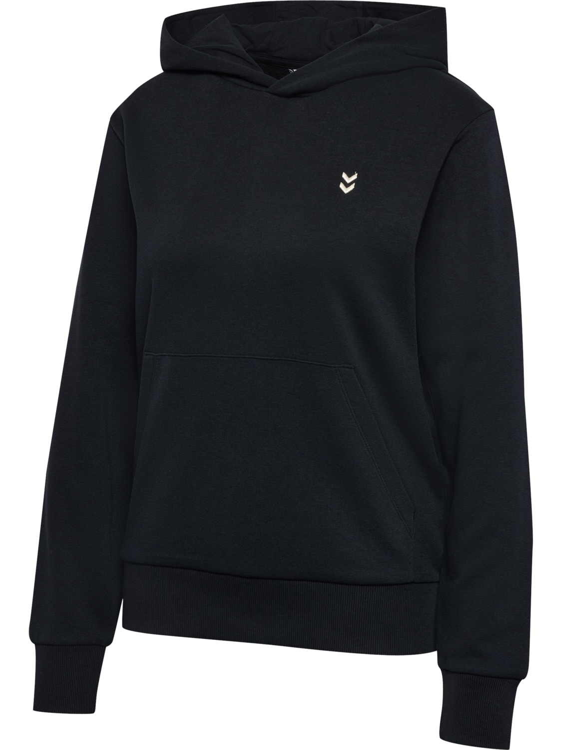 hmlPULSE W SWEAT HOODIE, BLACK, packshot