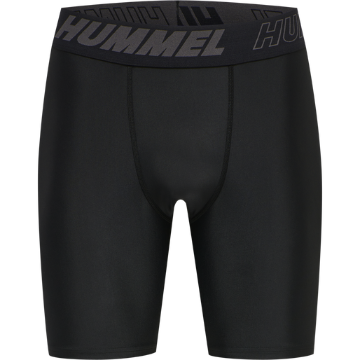 hmlTE TOPAZ TIGHT SHORTS, BLACK, packshot