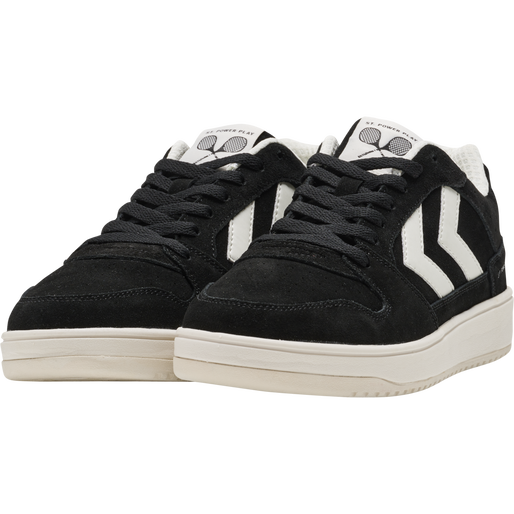 ST. POWER PLAY SUEDE, BLACK/WHITE, packshot