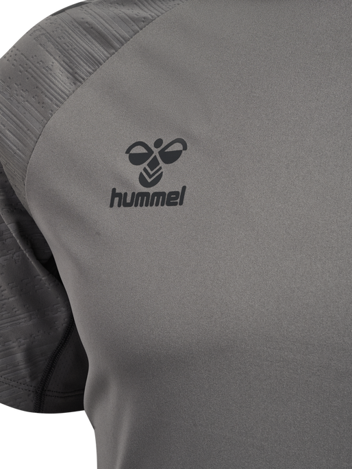 hmlPRO TRAINING JERSEY S/S, STEEL GRAY, packshot