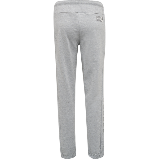 hmlMOVE GRID COTTON PANTS WOMAN, GREY MELANGE, packshot