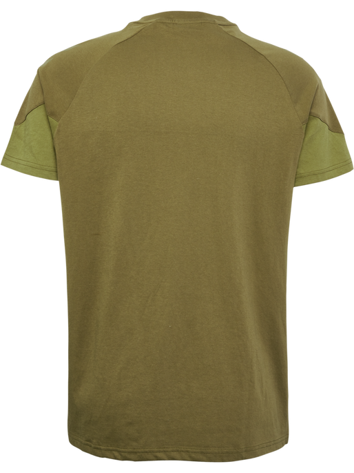 hmlTRAVEL T-SHIRT S/S, MILITARY OLIVE, packshot