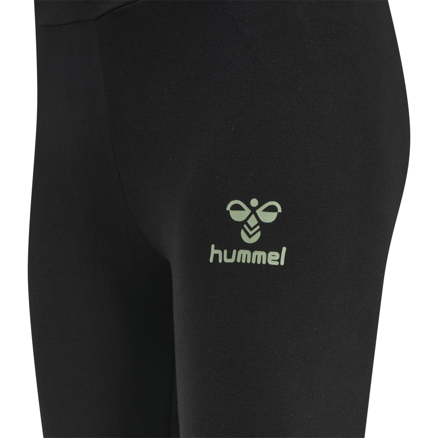 hmlSOMMER TIGHTS, BLACK/BASIL, packshot