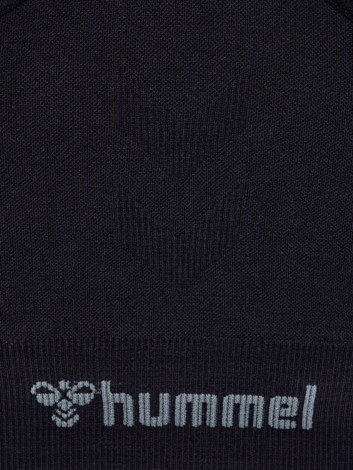 hmlMT DEFINE SEAMLESS PADDED BRA, BLACK, packshot