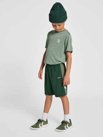hmlMISTRAL T-SHIRT S/S, LAUREL WREATH, model
