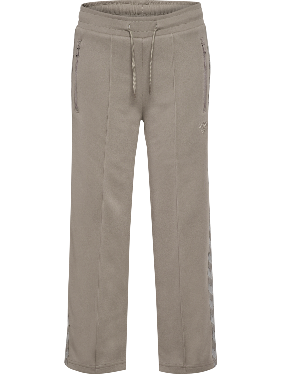 hmlJR WIDE LEG POLY TAPE PANTS, ROCK RIDGE, packshot
