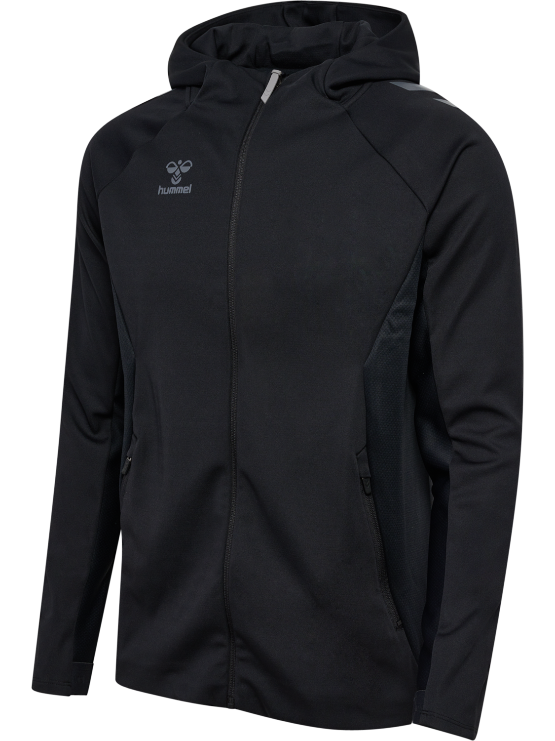 hmlCIMA 2.0 ZIP HOODIE, BLACK, packshot