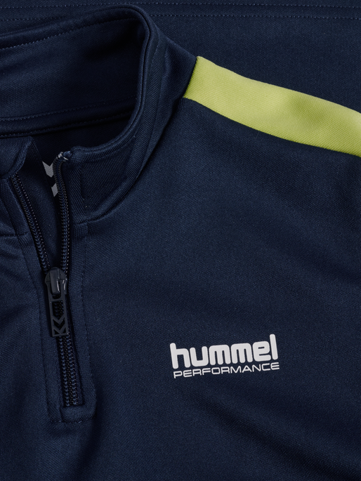 hmlJR GOAL HALFZIP, DRESS BLUES hmlJR GOAL HALFZIP, DRESS BLUES, packshot