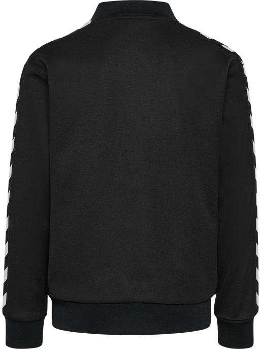 hmlJR ARCHIVE REG POLY ZIP JACKET, BLACK, packshot
