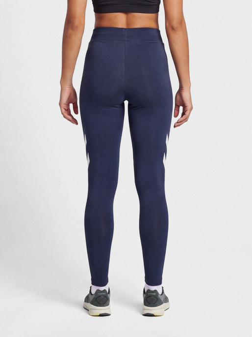 hmlLEGACY WOMAN HIGH WAIST TIGHTS, BLUE NIGHTS, model
