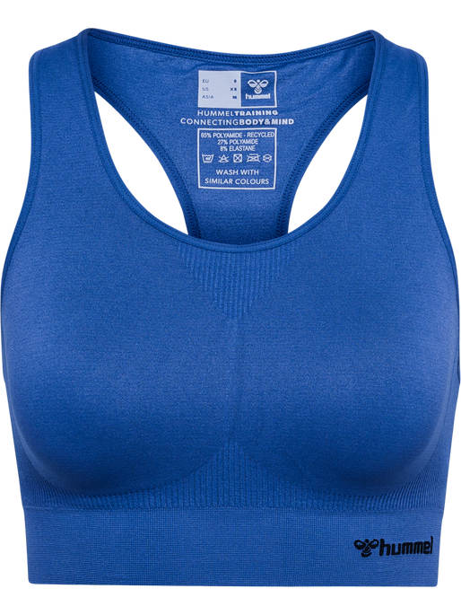 hmlTIF SEAMLESS SPORTS TOP, OLYMPIAN BLUE, packshot