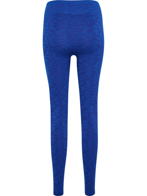 hmlMT LEO SEAMLESS MW TIGHTS, OLYMPIAN BLUE/SODALITE BLUE ME, packshot