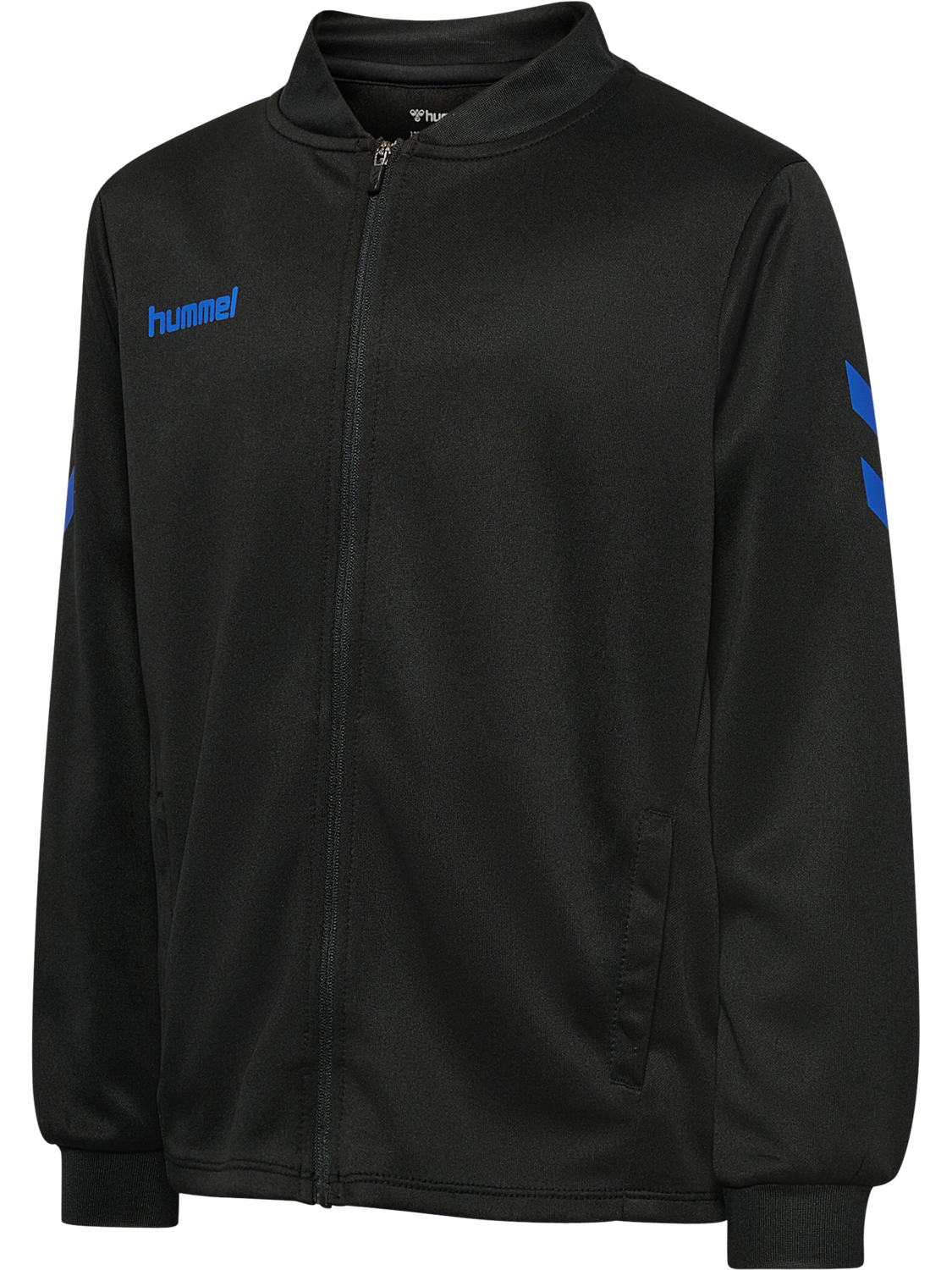 hmlBLAZE CLUB 26 ZIP JACKET KIDS, BLACK/BLUE, packshot