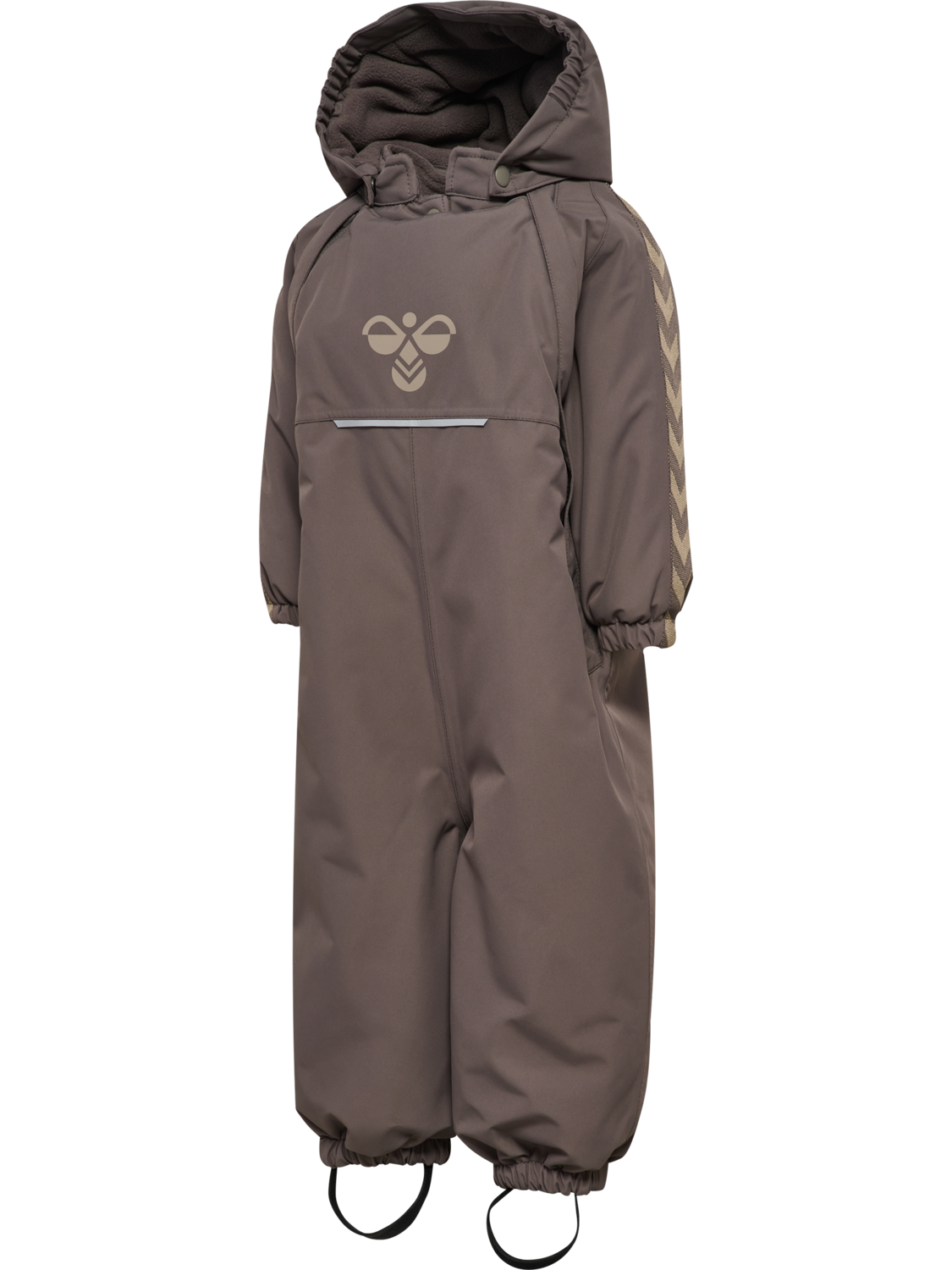 hmlMINI CHEVRON SNOWSUIT WP 10K, DARK GULL GRAY, packshot