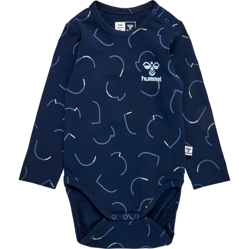 hmlOBI BODY L/S, BLACK IRIS, packshot