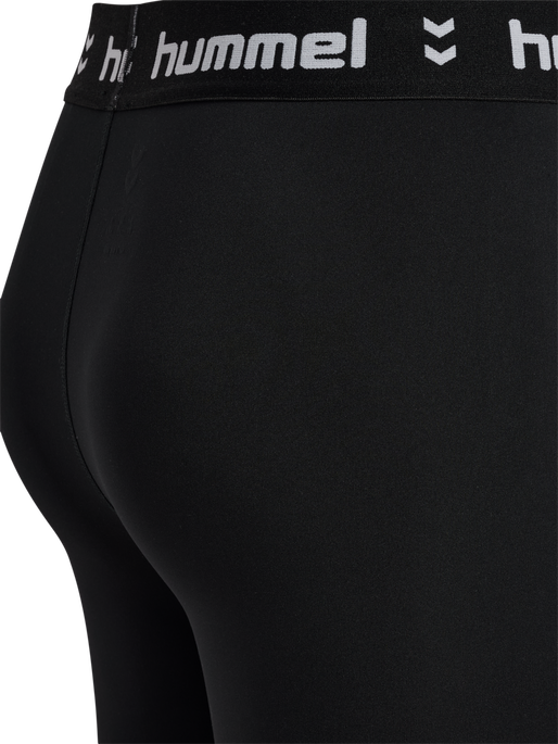 hmlPULSE MID WAIST TIGHTS, BLACK, packshot