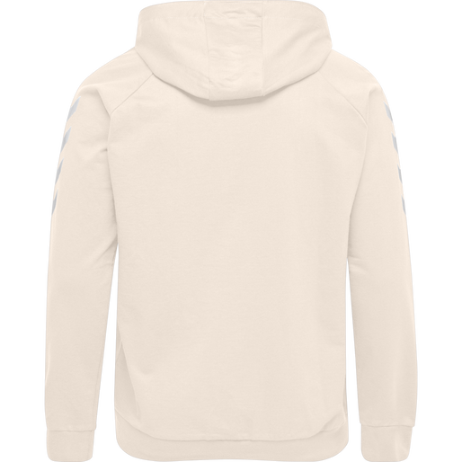 HMLGO COTTON HOODIE, EGRET MELANGE, packshot