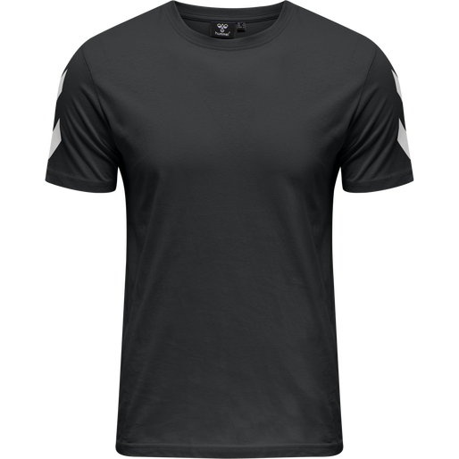 hmlLEGACY CHEVRON T-SHIRT, BLACK hmlLEGACY CHEVRON T-SHIRT, BLACK, packshot