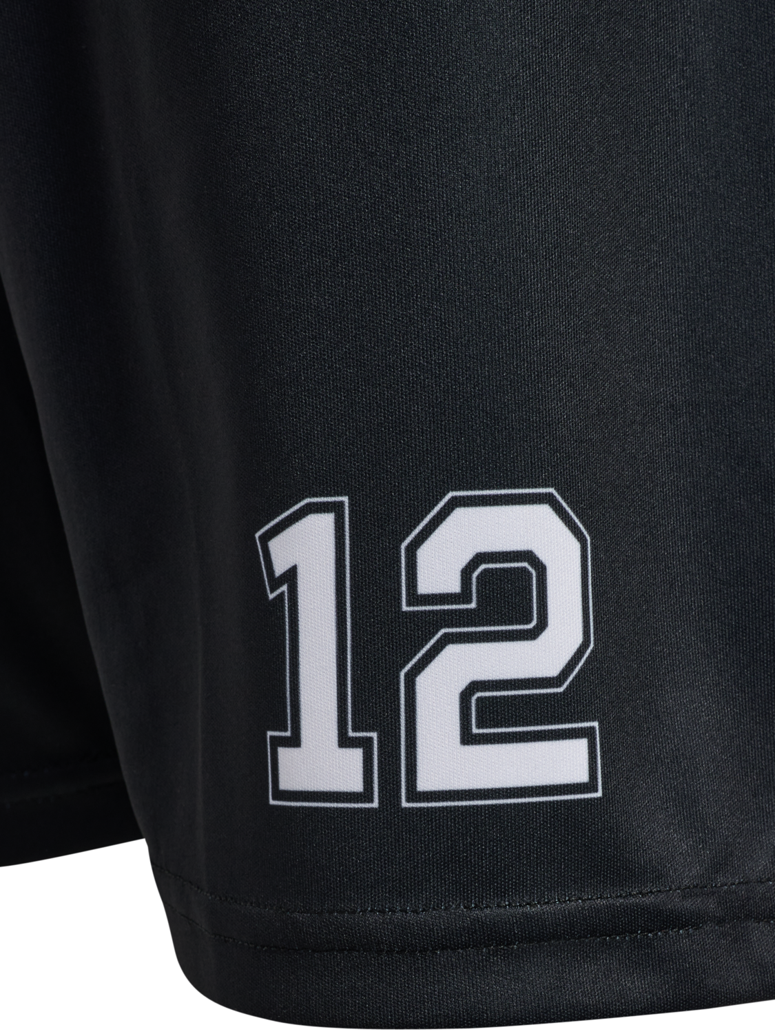 hmlSHIMMER SHORTS, BLACK/WHITE, packshot