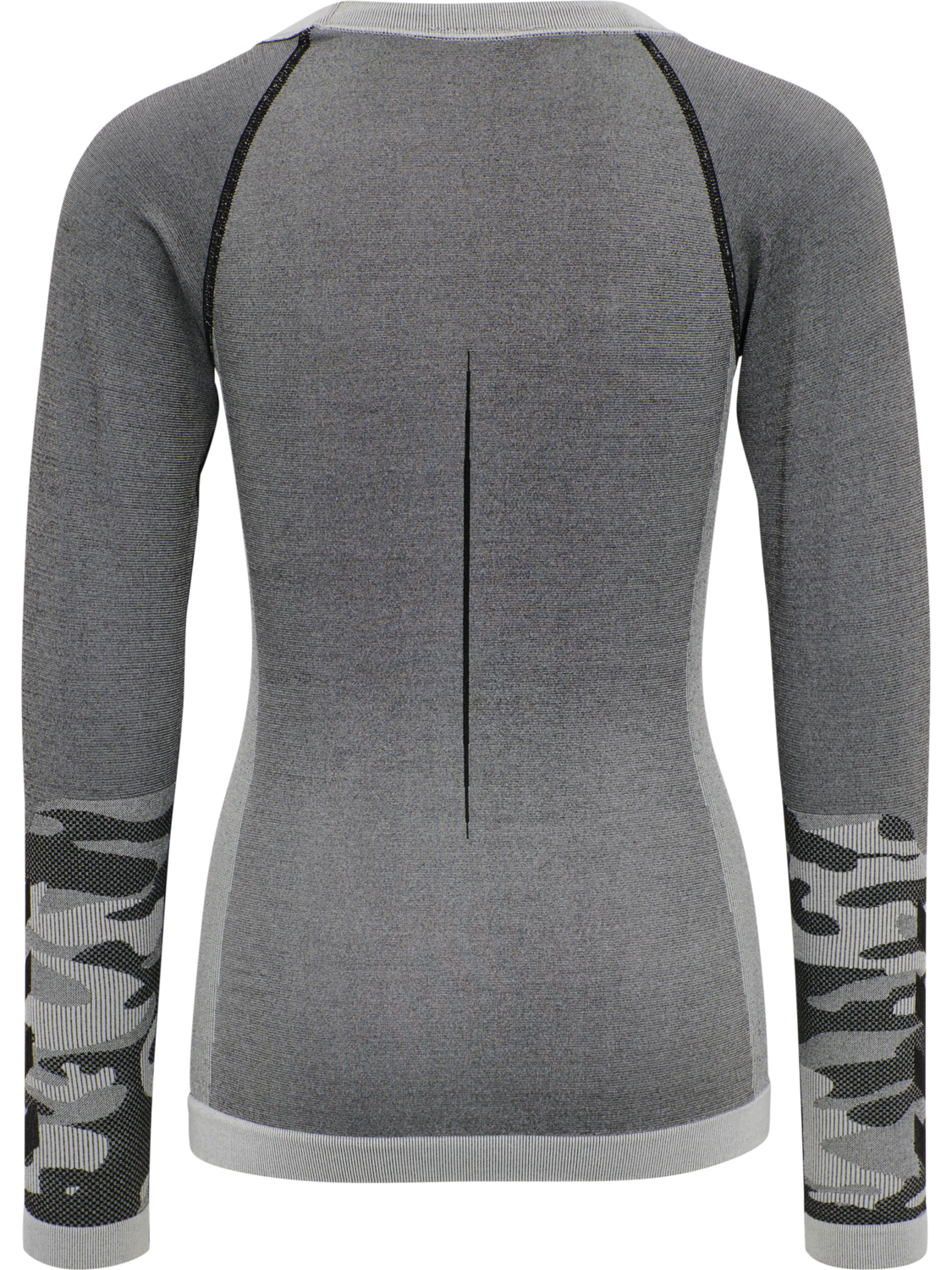 hmlMAX SEAMLESS T-SHIRT L/S, MEDIUM MELANGE, packshot