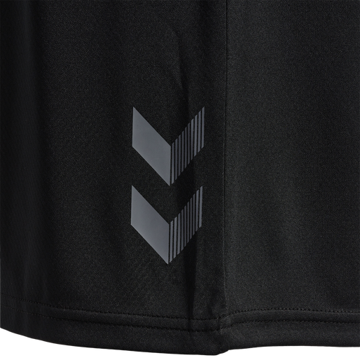 hmlQ4 POLY SHORT, BLACK, packshot