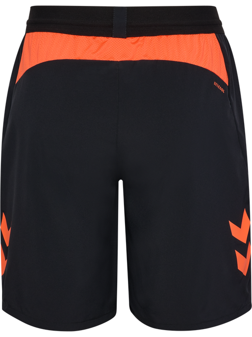 hmlBLAZE PRO TRAINING SHORTS, BLACK/ORANGE hmlBLAZE PRO TRAINING SHORTS, BLACK/ORANGE, packshot