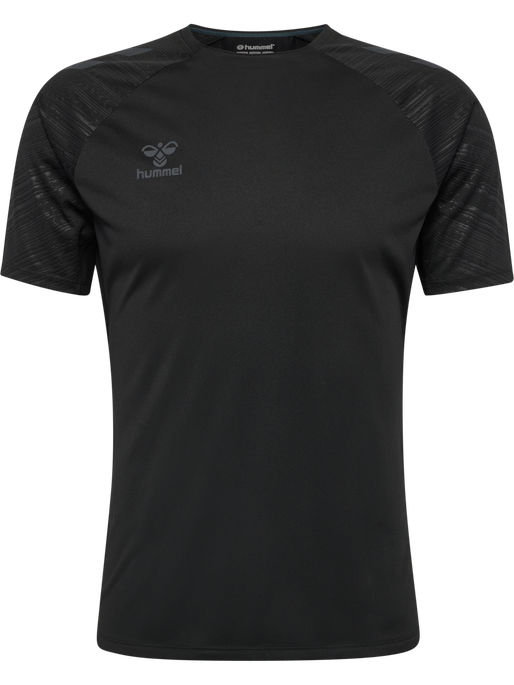 hmlPRO TRAINING JERSEY S/S, BLACK, packshot