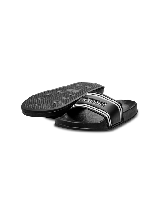 POOL SLIDE JR , BLACK, packshot