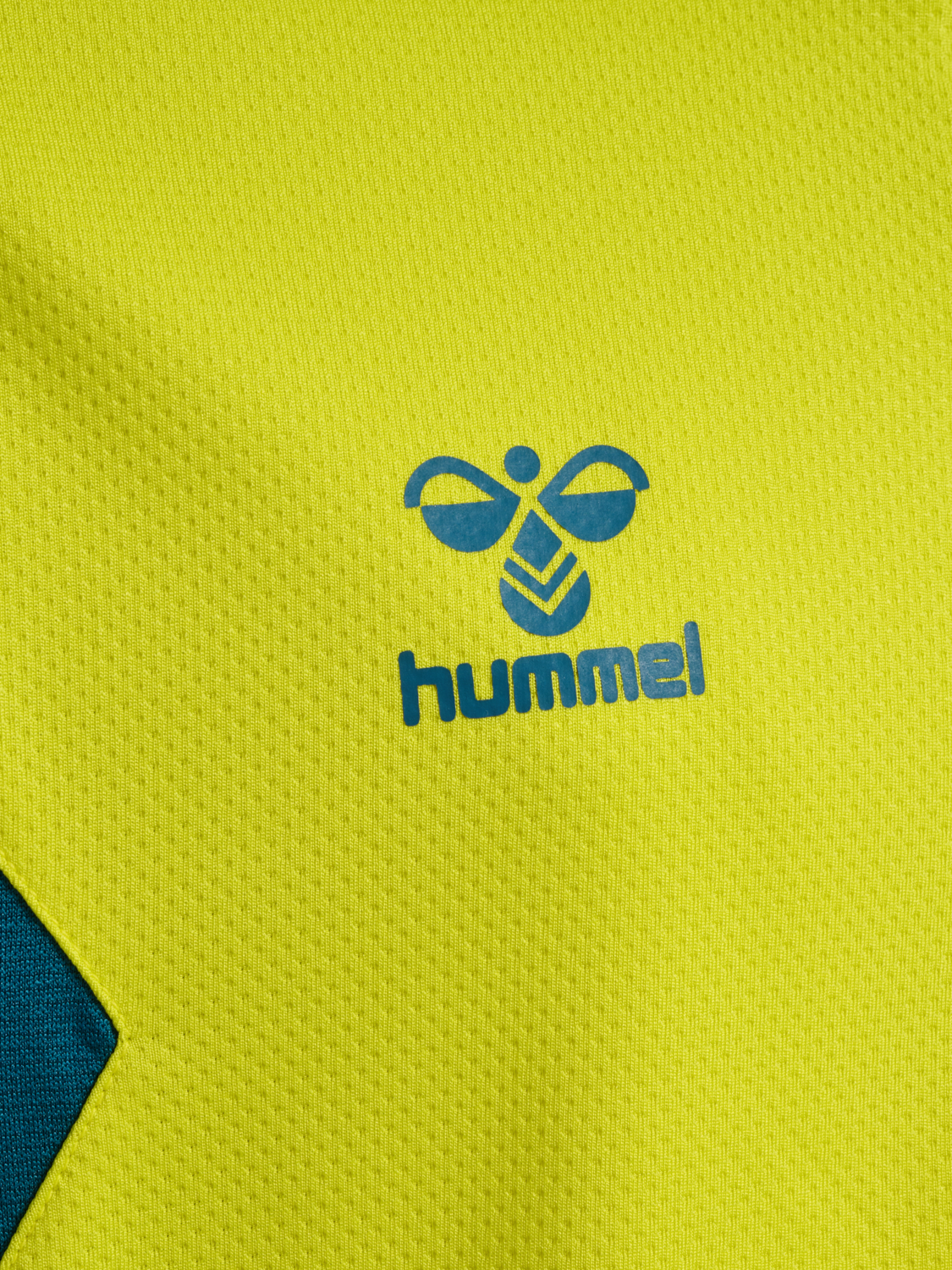 hmlAUTHENTIC HALF ZIP SWEAT KIDS, SULPHUR SPRING/BLUE CORAL, packshot