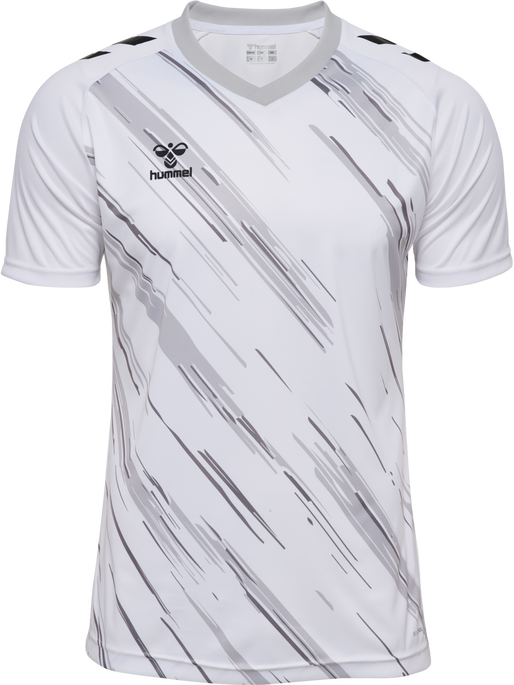 hmlMATCH TRIUMPH JERSEY S/S, WHITE/STEEL GRAY hmlMATCH TRIUMPH JERSEY S/S, WHITE/STEEL GRAY, packshot