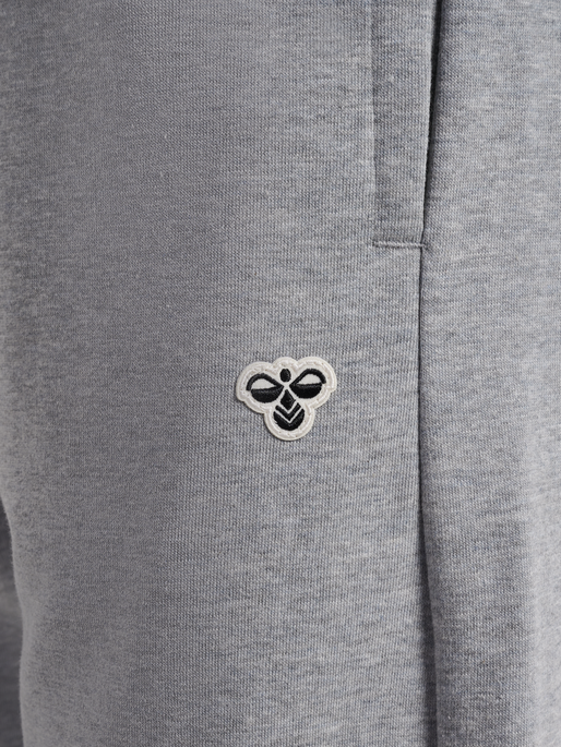 hmlLOOSE SWEATPANT BEE, GREY MELANGE, packshot