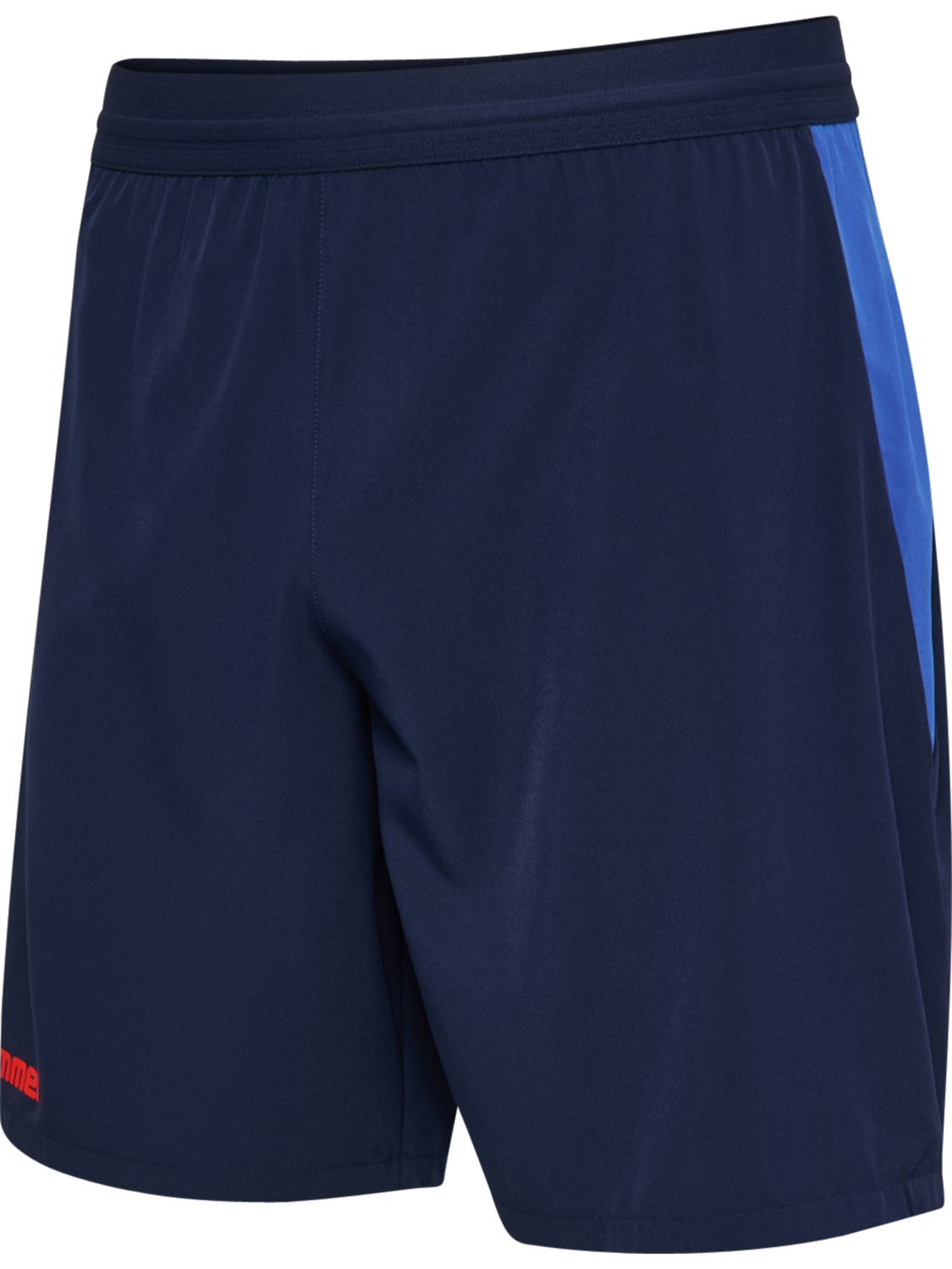 hmlBLAZE26 PRO TRAINING SHORTS, MARINE/CHERRY TOMATO, packshot
