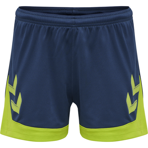 hmlLEAD WOMENS POLY SHORTS, DARK DENIM hmlLEAD WOMENS POLY SHORTS, DARK DENIM, packshot