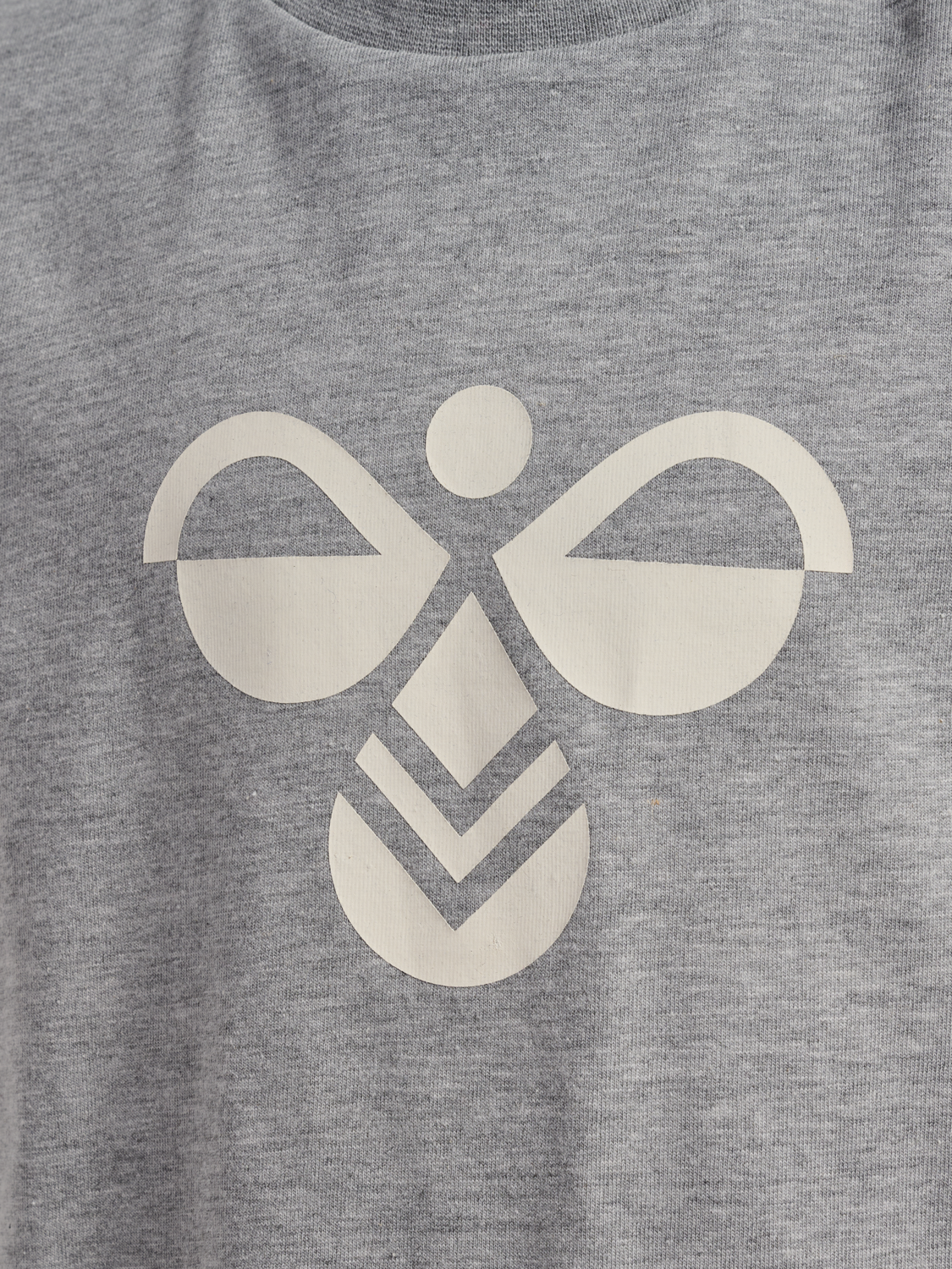 hmlJR REG TUKAS T-SHIRT S/S, GREY MELANGE, packshot