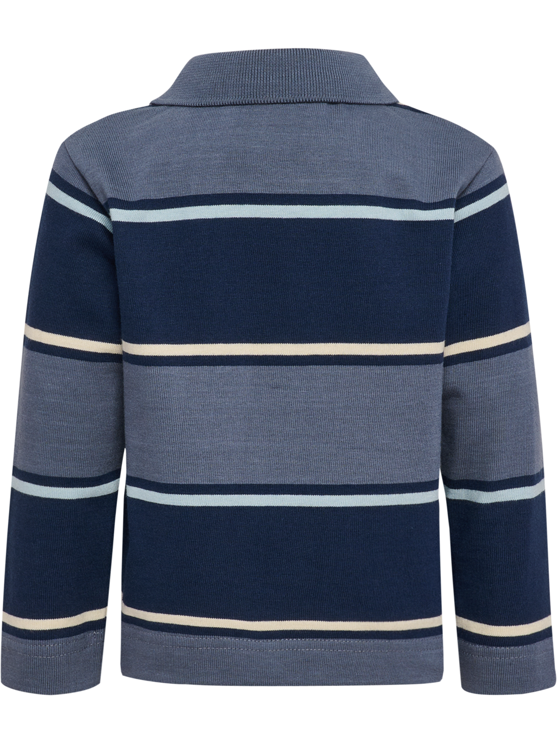 hmlMINI LOOSE STRIPE POLO SHIRT, FLINT STONE, packshot