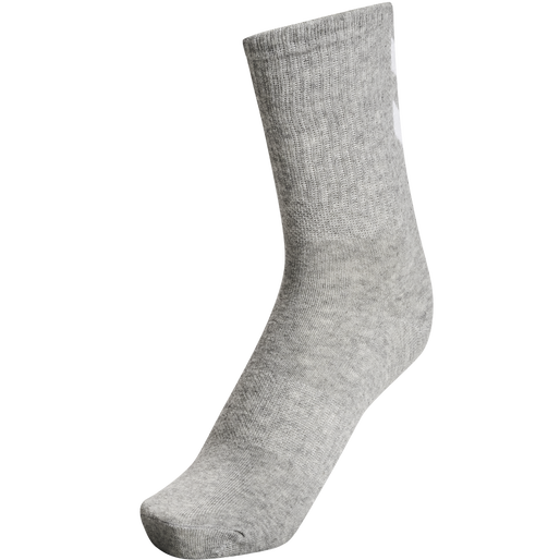 hmlCHEVRON 6-PACK SOCKS, BLACK/WHITE/GREY, packshot