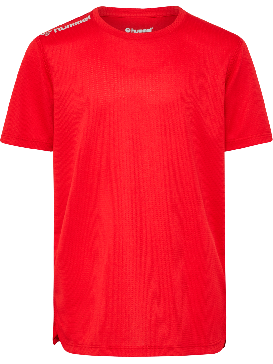 hmlRUN JERSEY S/S KIDS, TANGO RED, packshot