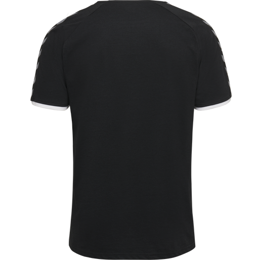 hmlAUTHENTIC KIDS TRAINING TEE, BLACK/WHITE, packshot