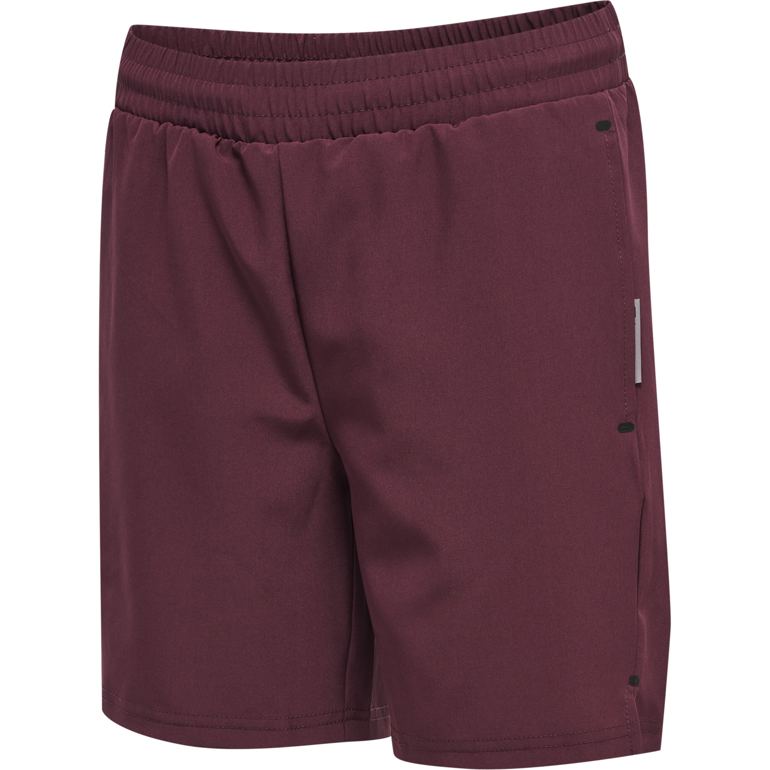hmlMOVE GRID WOVEN SHORTS KIDS, GRAPE WINE, packshot