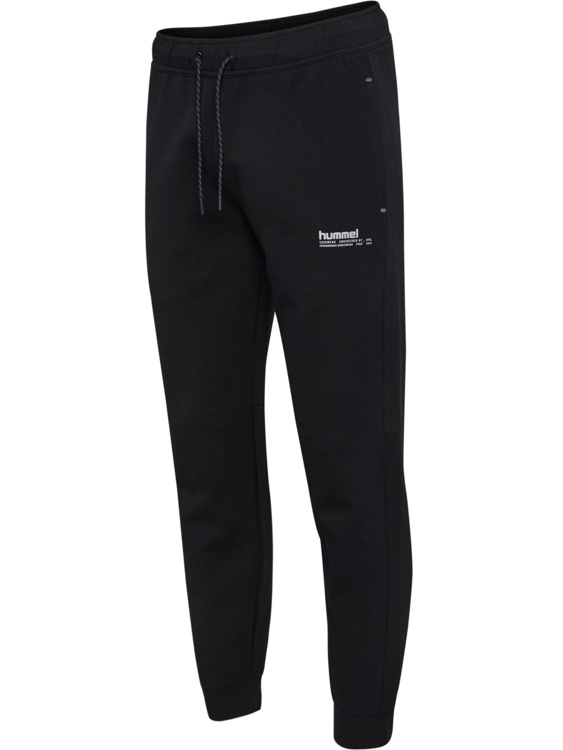 hmlTECH FLEECE REGULAR PANTS, BLACK, packshot
