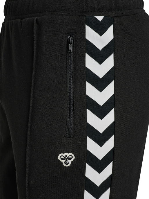 hmlARCHIVE REGULAR POLY PANTS, BLACK, packshot