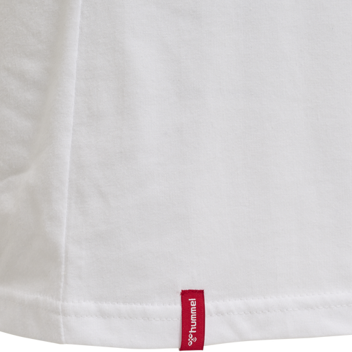 hmlRED BASIC T-SHIRT S/S WOMAN, WHITE, packshot