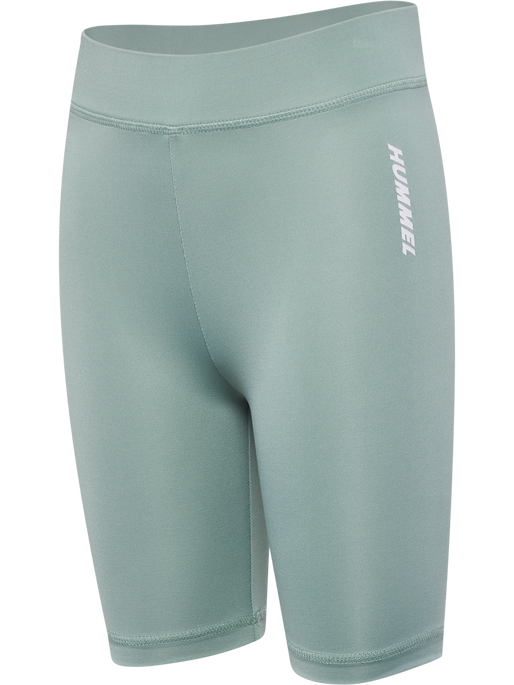 hmlLUNA TIGHTS SHORTS, ICEBERG GREEN, packshot