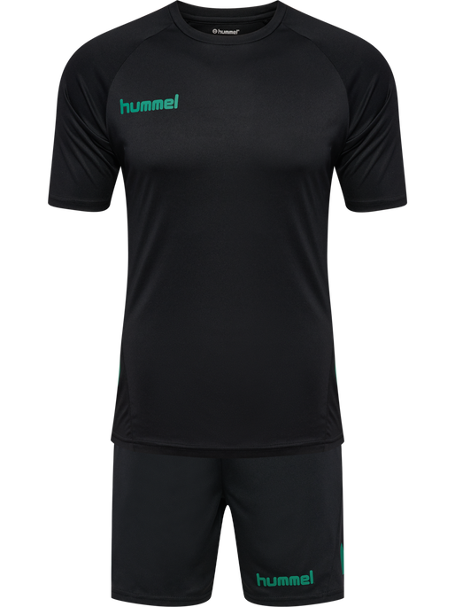 hmlPROMO SET, BLACK/VERDANT GREEN hmlPROMO SET, BLACK/VERDANT GREEN, packshot