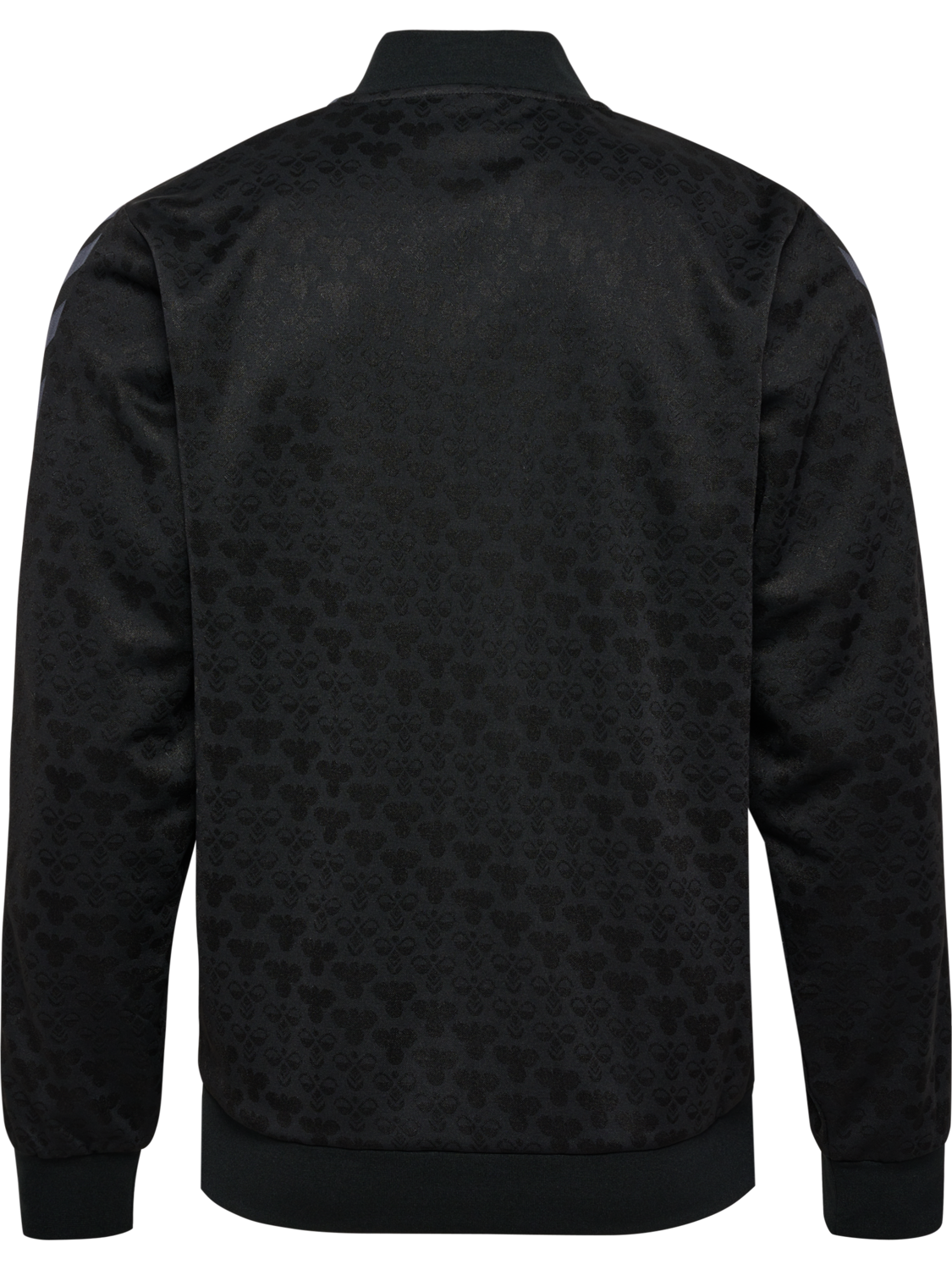 hmlARCHIVE REGULAR POLY JACKET AOP, BLACK/EBONY, packshot